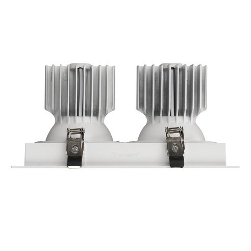 Светильник MS-VORTEX-BUILT-S250x140-2x30W Warm3000 (WH-WH, 17 deg, 230V) (Arlight, IP20 Металл, 5 лет)