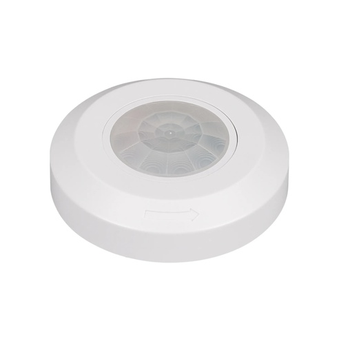 Датчик движения PRIME-PIR-SURFACE-R76-100W (белый, 230V, 0.87A, SLIM) (Arlight, IP20 Пластик, 5 лет)