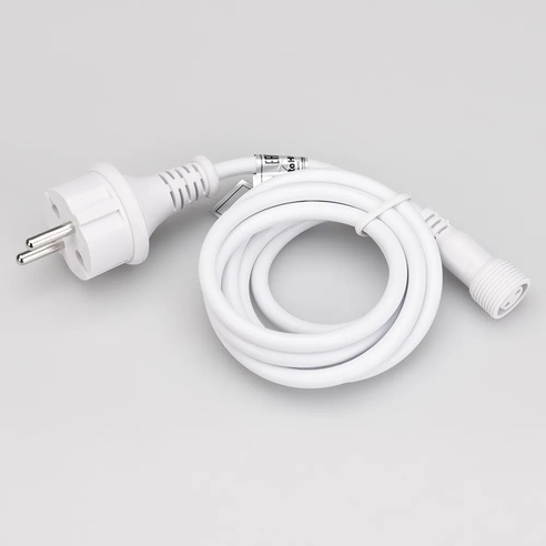 Шнур питания ARD-CLASSIC-ICEFALL-1.5M White (230V) (Ardecoled, Закрытый)