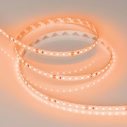 Лента светодиодная RT-A120-8mm 24V Orange (9.6 W/m, IP20, 2835, 5m) (Arlight, -)