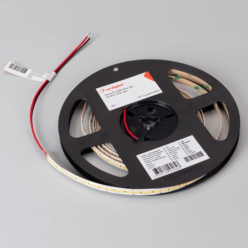 Лента светодиодная RT-A280-8mm 24V Warm3000 (10 W/m, IP20, 5m) (Arlight, -)