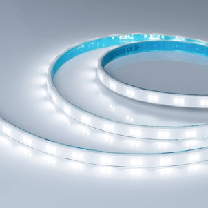 Лента герметичная XRT-TPU-A80-12mm 24V White6000 (10 W/m, IP67, 5m) (Arlight, CRI>90)