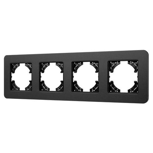 Рамка алюминиевая FRM-AKIRY-SFAL-4-BK (Arlight, -)