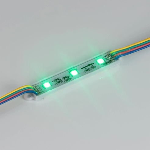 Модуль управляемый SPI-B3 12V RGB-RAM (0.6W, IP66, 120 deg) (Arlight, Пластик, 3 года)