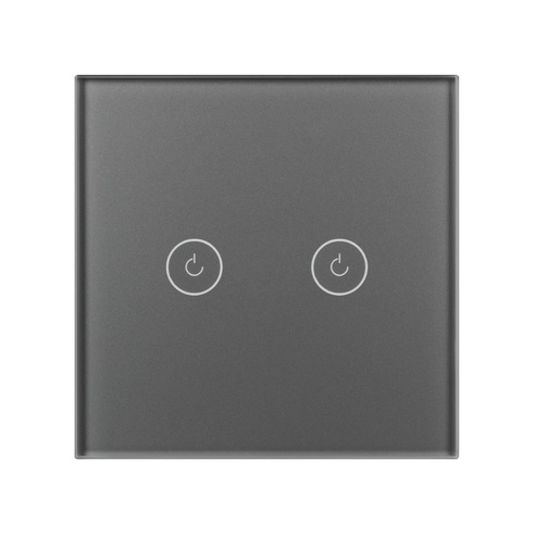 Выключатель сенсорный SWT-OMALI-S02-ZB-GR (250V, 10A, Zigbee) (Arlight, Стекло)