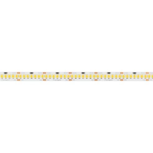 Лента светодиодная RT-A252-10mm 24V Warm2400 (11 W/m, IP20, 2835, 5m) (Arlight, 11 Вт/м, IP20)