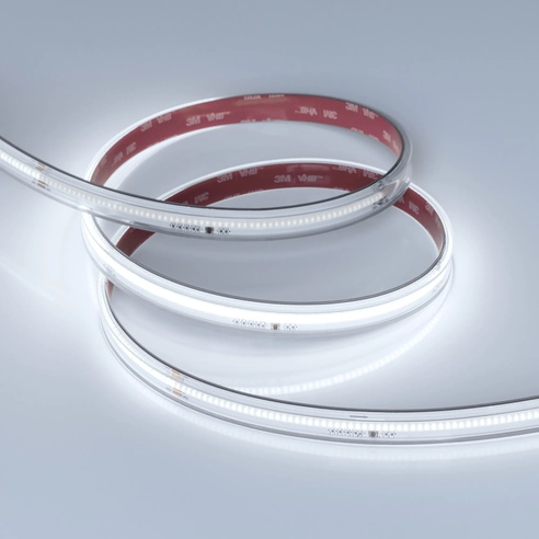 Лента светодиодная герметичная SPI-COB-PS-X378-14mm 24V White6000-PX63-BPT (7 W/m, IP67, 5m) (Arlight, бегущий огонь)