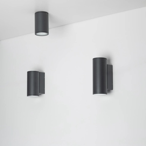 Светильник LGD-FORMA-WALL-TWIN-R90-2x12W Day4000 (GR, 44 deg, 230V) (Arlight, IP54 Металл, 3 года)
