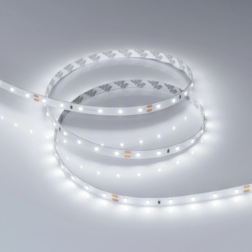 Лента светодиодная RT-A60-8mm 24V White6000 (7.2 W/m, IP20, 2835, 5m) (Arlight, Открытый)