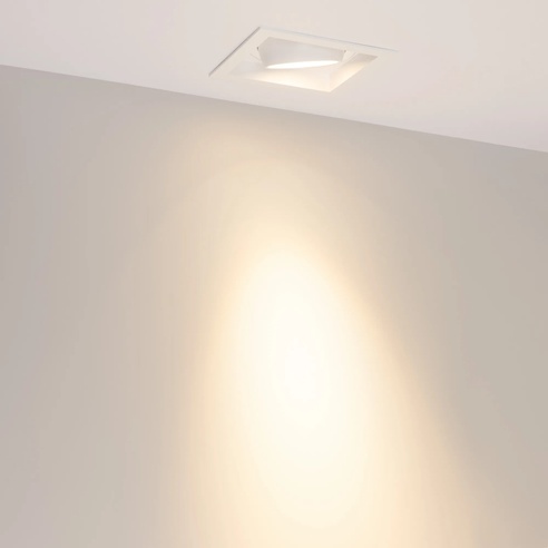 Светильник MS-VORTEX-BUILT-S140x140-30W Warm3000 (WH-WH, 30 deg, 230V) (Arlight, IP20 Металл, 5 лет)