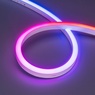 Лента светодиодная герметичная DMX MOONLIGHT-SIDE-B84-12x17mm 24V RGB-PX7 (18 W/m, IP67, 5m, wire x2) (Arlight, Силикон)