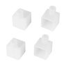Заглушка WPH-FLEX-1616-90 WHITE с отверстием  (Arlight, Пластик)