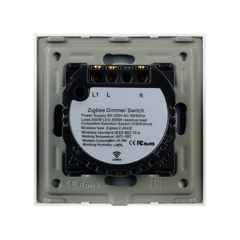 Светорегулятор сенсорный с Zigbee управлением SWT-OMALI-SD3-ZB-WH (250V, 500W) (Arlight, Стекло)