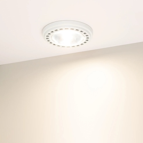Лампа AR111-UNIT-G53-15W- Warm3000 (WH, 24 deg, 12V) (Arlight, Металл)