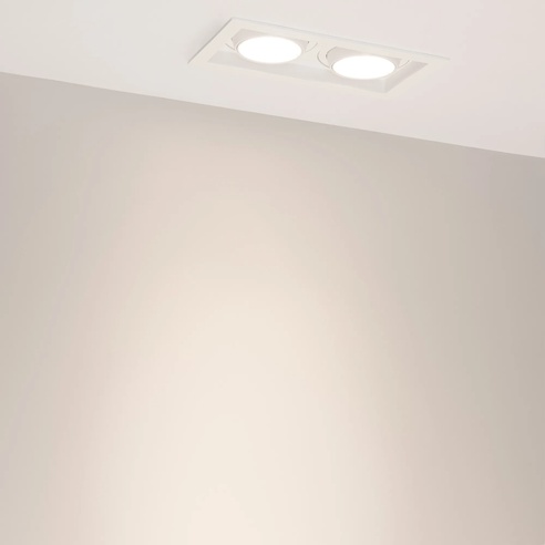 Светильник MS-VORTEX-BUILT-S210x117-2x20W Day4000 (WH-WH, 20 deg, 230V) (Arlight, IP20 Металл, 5 лет)