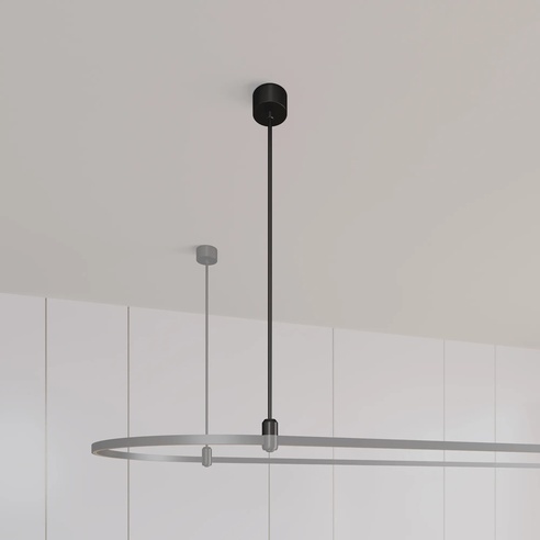 Подвес жесткий с питанием ART-APRIORI-ROD-A-L400-POWER (BK) (Arlight, IP20 Металл, 3 года)