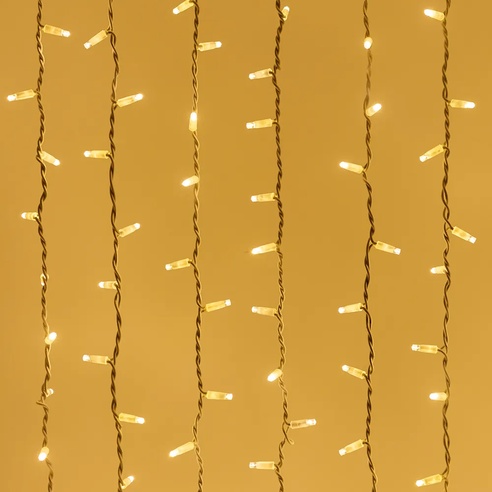 Светодиодная гирлянда ARD-CURTAIN-PRO-2000x3000-WHITE-760LED-STD WARM (230V, 70W) (Ardecoled, IP65)