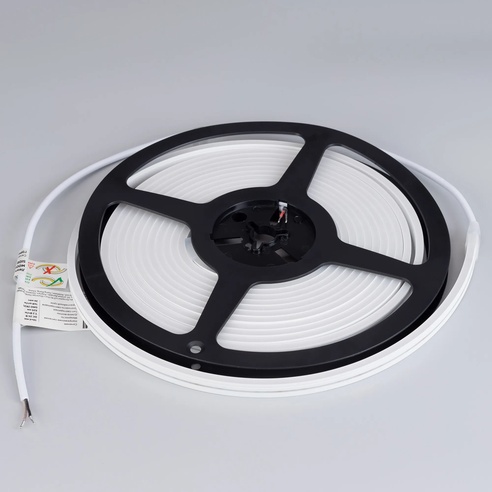 Лента светодиодная герметичная MOONLIGHT-SIDE-A168-4x10mm 24V Green (7.2 W/m, IP65, 5m, wire x2) (Arlight, Вывод прямой, 3 года)