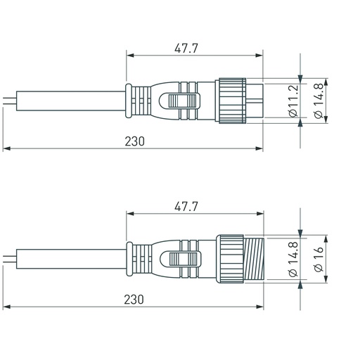 Коннектор подключения ARL-LINE-4pin (DMX512) (Arlight, Закрытый)