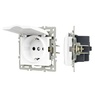 Механизм розетки влагозащищённый SCT-MCP-PL-WH (250V, 16A) (Arlight, -)