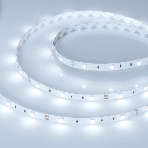 Лента светодиодная RT 2-5000 12V White6000 (5060, 150 LED, LUX) (Arlight, 7.2 Вт/м, IP20)