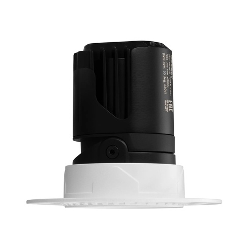 Светильник MS-ARADO-TRIMLESS-R55-7W Warm3000 (WH-WH, 55 deg, 230V) (Arlight, IP20 Металл, 5 лет)