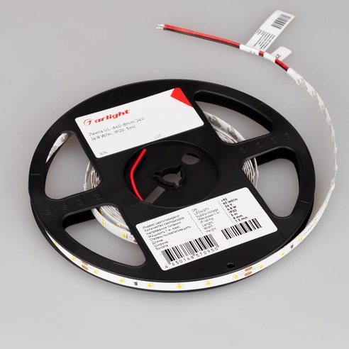 Лента светодиодная UL-A60-8mm 24V Warm2700 (7.2 W/m, IP20, 5m) (Arlight, 7 лет)