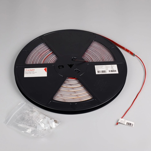 Лента светодиодная герметичная COB-PS-X420-12mm 24V White6000 (4.8 W/m, IP67, 15m) (Arlight, 5 лет)