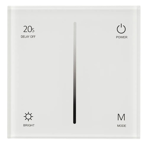 Панель SMART-P35-DIM-IN White (230V, 0-10V, Sens, 2.4G) (Arlight, IP20 Пластик, 5 лет)