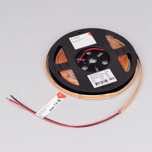 Лента светодиодная COB-X480-8mm 24V Orange (8 W/m, IP20, 5m) (Arlight, -)