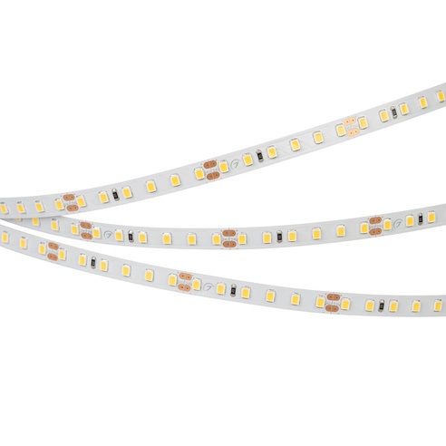 Лента светодиодная RT-A120-8mm 24V Warm3000 (9.6 W/m, IP20, 2835, 50m) (Arlight, 9.6 Вт/м, IP20)