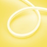 Лента светодиодная герметичная AURORA-PS-A120-16x8mm 24V Yellow (10 W/m, IP65, 2835, 5m) (Arlight, Силикон)