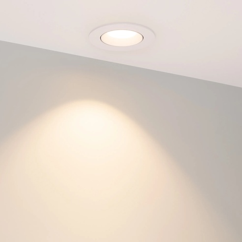 Светильник MS-ATOLL-BUILT-TURN-R94-10W Warm3000 (WH, 60 deg, 230V) (Arlight, IP54 Металл, 5 лет)