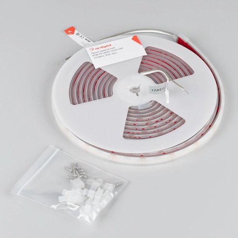Лента герметичная RTW-PS-A240-12mm 24V Warm3000 (19 W/m, IP67, 5m) (Arlight, CRI>90)