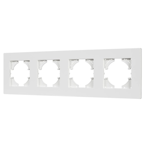Рамка пластиковая FRM-PERIO-PL-4-WH (Arlight, -)