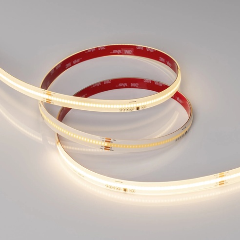 Лента светодиодная герметичная SPI-COB-SE-X378-12mm 24V Warm3000-PX63-BPT (7 W/m, IP65, 5m) (Arlight, бегущий огонь)