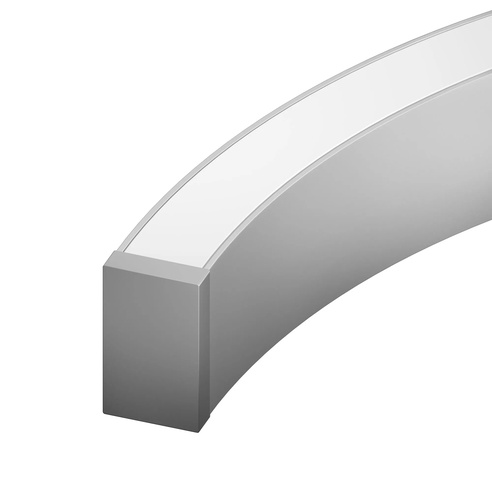 Заглушка LINE-3560-BENT-SIDE глухая (Arlight, Пластик)