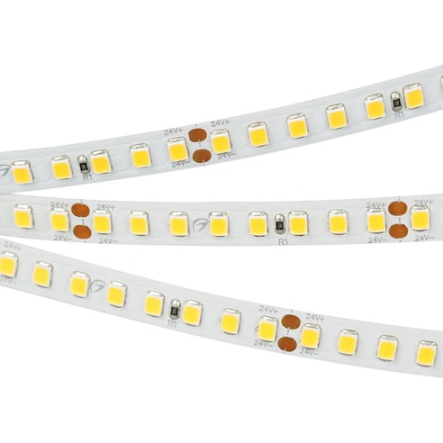 Лента светодиодная RT-A160-8mm 24V White6000 (12 W/m, IP20, 2835, 50m) (Arlight, высок.эфф.150 лм/Вт)