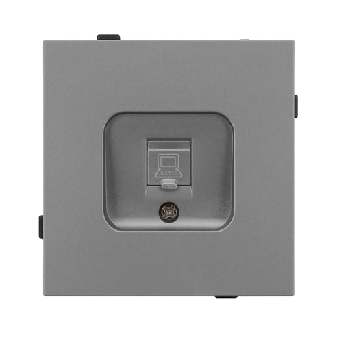 Механизм компьютерной розетки SCT-TENDO-MPC1-PL-GR (RJ-45, CAT6) (Arlight, -)