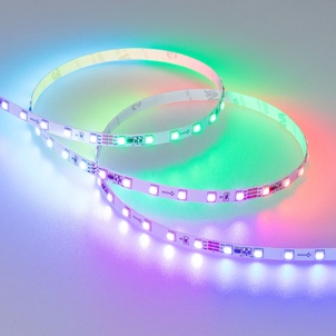 Лента светодиодная SPI-F72-7mm 24V RGB-PX6 (14.4 W/m, IP20, 3535, 5m) (Arlight, Открытый, IP20)