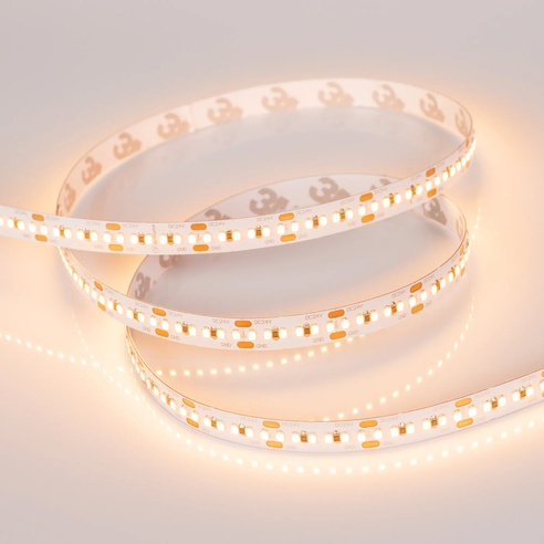 Лента светодиодная MICROLED-M300-8mm 24V Warm2700 (8 W/m, IP20, 2216, 5m) (Arlight, Открытый)