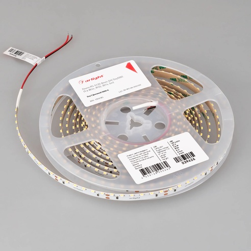 Лента светодиодная RS-S120-8mm 24V Day5000 (9.6 W/m, IP20, 3014, 5m) (Arlight, боковое свечение)