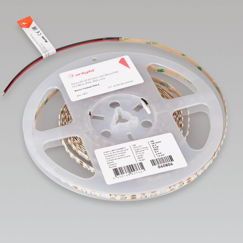 Лента светодиодная RZ-A120-6mm 24V Warm2700 (9.6 W/m, IP20, 2835, 5m) (Arlight, -)