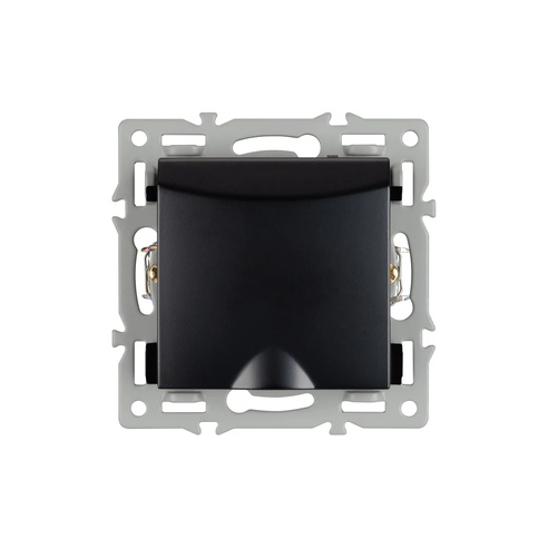 Механизм розетки влагозащищённый SCT-MCP-PL-BK (250V, 16A) (Arlight, -)