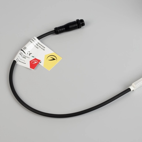 Лента герметичная WAVE-SIDE-PU-A120-06x12mm 24V Warm2700 (8 W/m, IP68, 1m, wire x1) (Arlight, Вывод боковой, 3 года)
