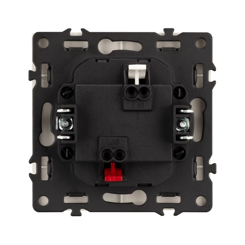 Механизм выключателя одноклавишный непроходной LED SWT-NOBE-MK01-SFPL-L-WH (230V, 10A) (Arlight, -)