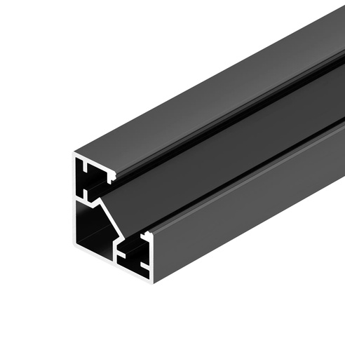 Профиль SL-KUB-DISPLAY-2525-2000 ANOD BLACK (Arlight, Алюминий)