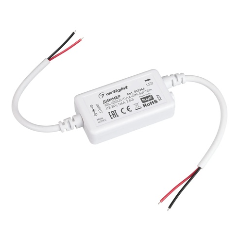 Диммер ARL-SIRIUS-TUYA-DIM-SUF Slim (12-24V, 1x6A, 2.4G) (Arlight, IP20 Пластик, 3 года)