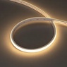 Лента герметичная MOONLIGHT-TOP-X320-11x7mm 24V Warm3000 (10 W/m, IP65, CSP, 0,5m, wire x1) (Arlight, Образец)