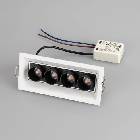Светильник MS-ORIENT-BUILT-TURN-TC-S67x150-10W Warm3000 (WH-BK, 30 deg, 230V) (Arlight, IP20 Металл, 5 лет)